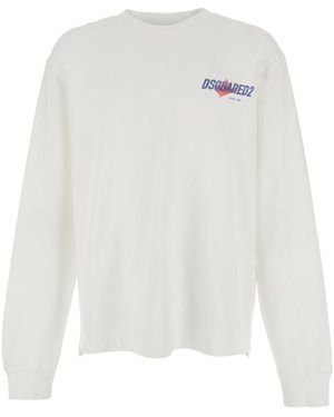 DSquared² Relaxed Logo T-Shirt - White