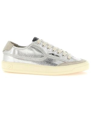 Autry Lace Up Sneakers - White