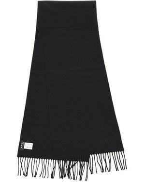 A.P.C. Solid Scarf - Black