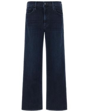Mother Straight Mid Rise Jeans - Blue