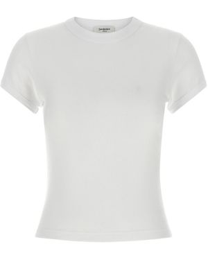 Saint Laurent Crew Neck T-Shirt - White
