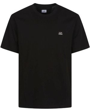 C.P. Company Cotton Straight Fit T-Shirt - Black