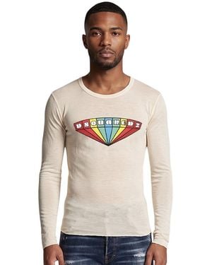 DSquared² Full Sleeve T-Shirt - Natural