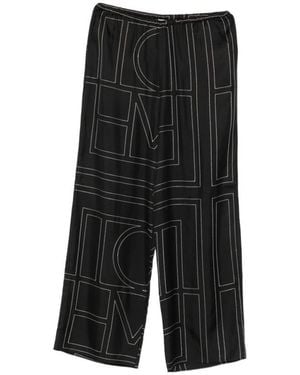 TOTEME Relaxed Fit Pajama - Black