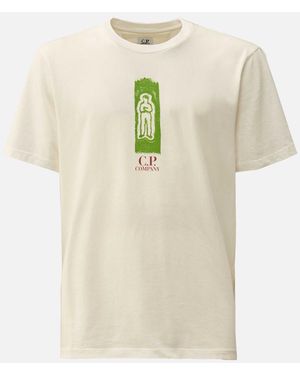 C.P. Company Logo T-Shirt - Natural