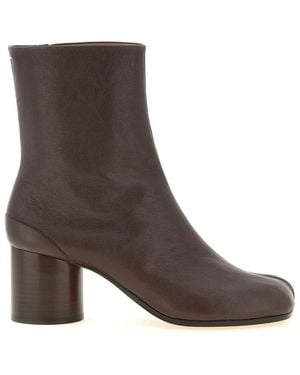 Maison Margiela Leather Ankle Boots - Brown