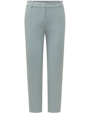 Pinko Straight Flat Front Pants - Blue