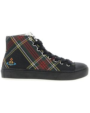 Vivienne Westwood High Top Sneakers - Black