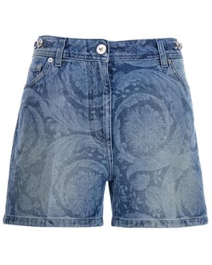 Versace Denim Shorts - Blue