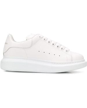 McQueen Leather Sneakers - White