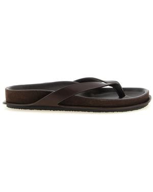 Jacquemus Slip On Sandals - Black