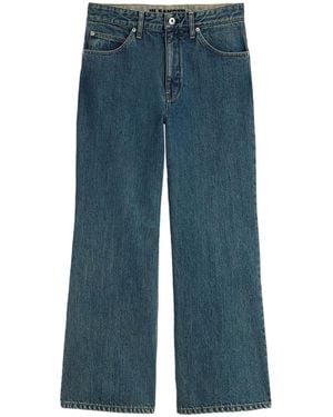 Jil Sander Denim Wide-Leg Jeans - Blue