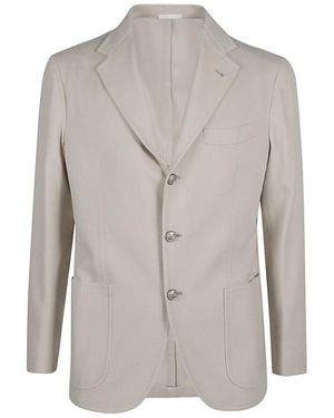 Sartorio Napoli Light Single-Breasted Wool Blazer - Grey