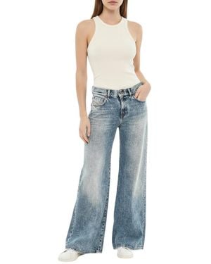 DIESEL Flared Mid Rise Jeans - Blue