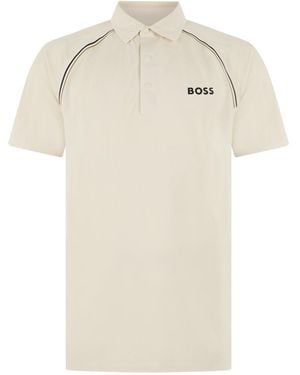 BOSS Logo Polo - Natural
