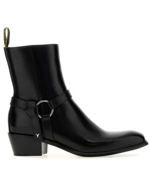 Fendi Vitello Abrasivato Boots - Black