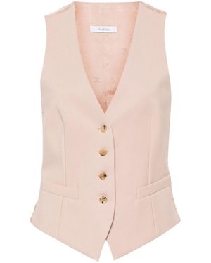 Max Mara Sleeveless Waistcoat - Pink