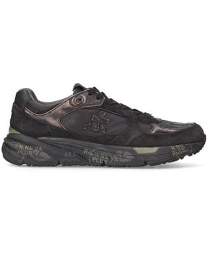 Premiata Lace Up Sneakers - Black
