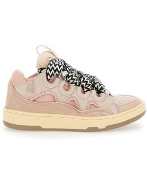 Lanvin Chunky Lace-Up Sneakers - White