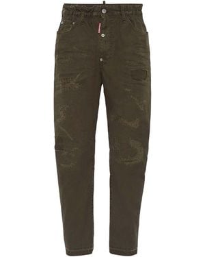 DSquared² Distressed Chinos - Green