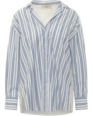 Weekend by Maxmara Relaxed Stripes Shirt - Blue