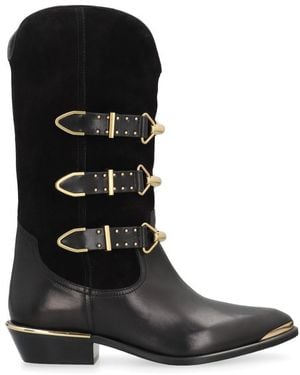 Isabel Marant Solid Mexia Boots - Black