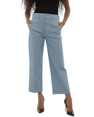 Department 5 Light Relaxed Trousers - Blue