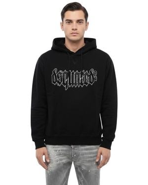DSquared² Regular Logo Hoodie - Black