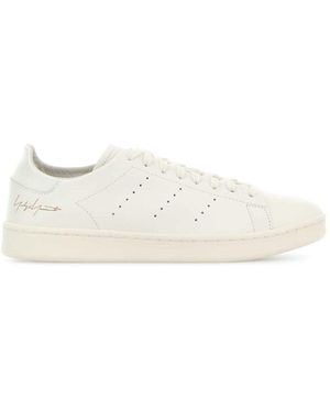 Y-3 Leather Smith Trainers - White