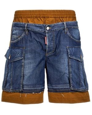 DSquared² Denim Bermuda Shorts - Blue