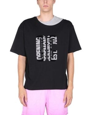 Opening Ceremony Crew Neck T-Shirt - Black