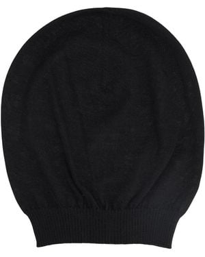 Rick Owens Solid Beanie Cap - Black