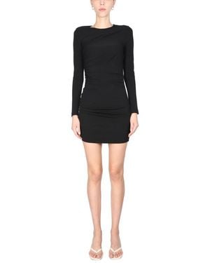 DSquared² Round Neck Mini Dress - Black