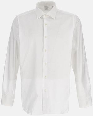 Bagutta Classic Cotton Shirt - White