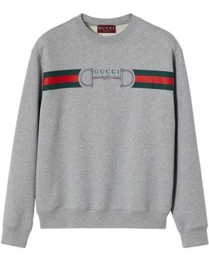 Gucci Crew Neck Sweatshirt - Gray