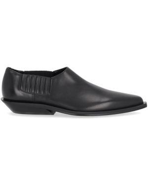 Ann Demeulemeester Leather Loafers - Gray