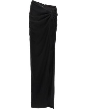 Monot 'Torpedo' Long Skirt - Black