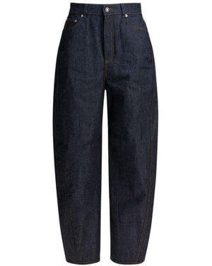 Givenchy Denim Stitch Detail Jeans - Blue