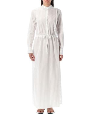 パーティードレス FABIANA FILIPPI Long cotton chemisier dress Fabiana Filippi Long Cotton Chemisier Dress in White | Lyst