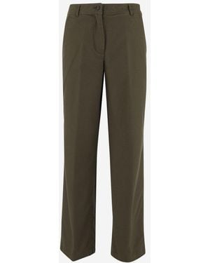 Aspesi Stretch Cotton Trousers - Green