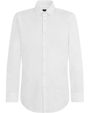 BOSS Regular Solid Shirt - White
