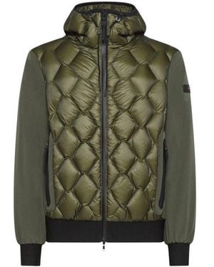 Peuterey Quilted Hood Jacket - Green