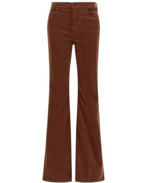 Mother Bootcut Mid Rise Jeans - Brown