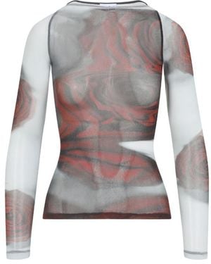 Jean Paul Gaultier Polyamide Top - Gray