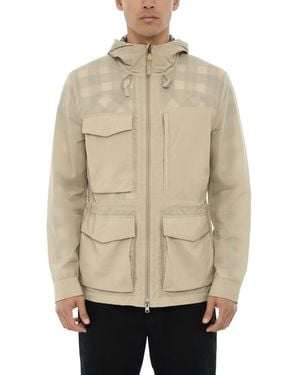 Woolrich Check Hood Jacket - Natural