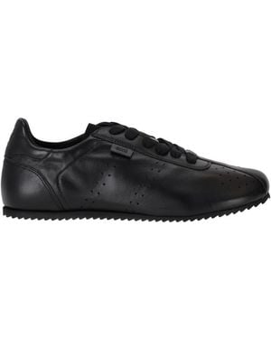 Ami Paris Lace Up Sneakers - Black