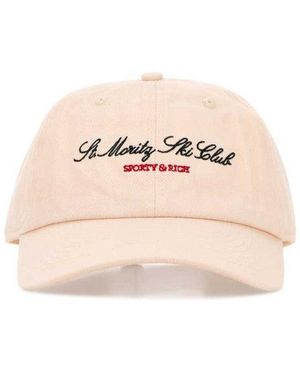 Sporty & Rich Sporty Cotton Baseball Cap - Pink