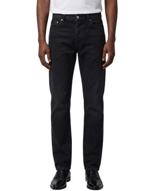 Saint Laurent Slim Mid Rise Jeans - Black