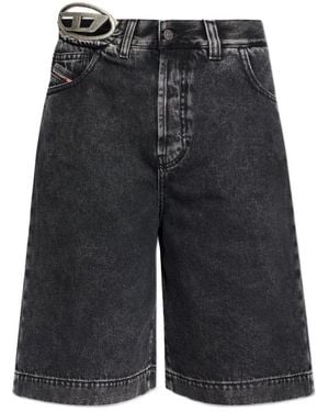 DIESEL Logo Shorts - Black