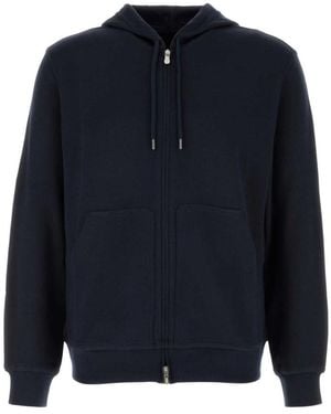 Brunello Cucinelli Zip-Up Hoodie - Blue
